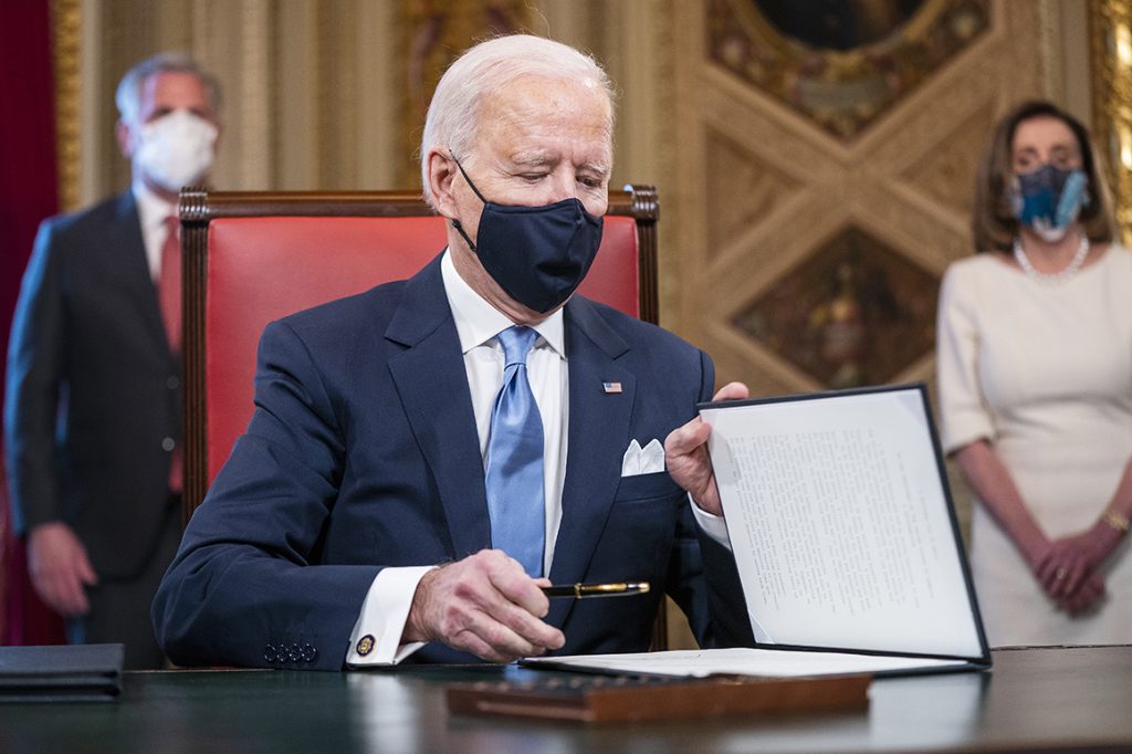 Joe Biden Sworn In As 46th President Of The United States At U.S. Capitol Inauguration Ceremony