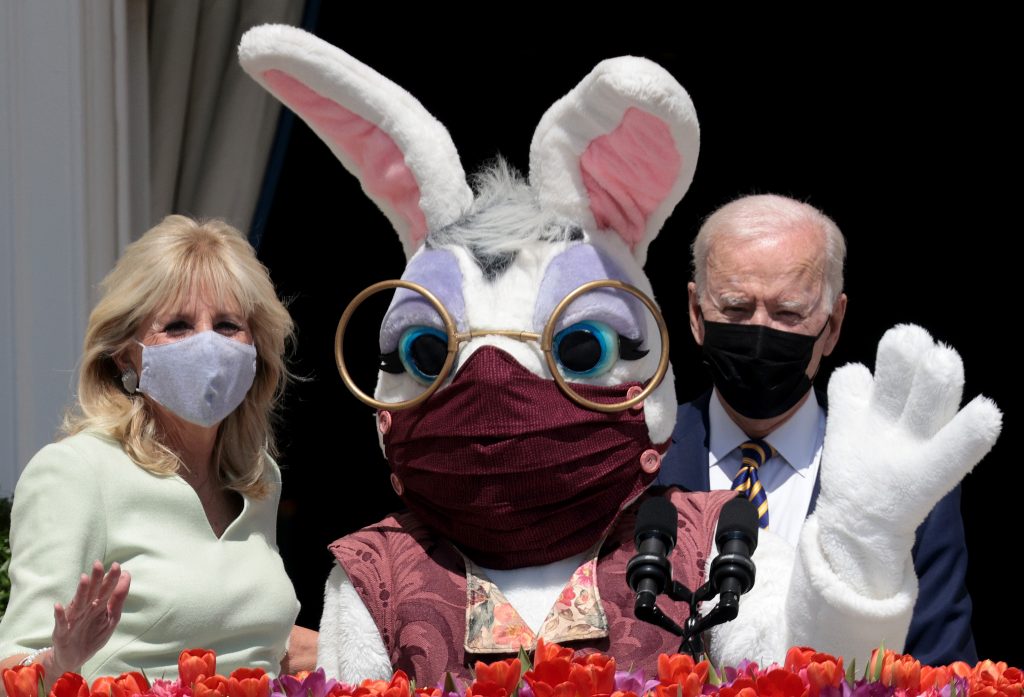 President Biden Delivers Remarks At The White House On Tradition Of Easter