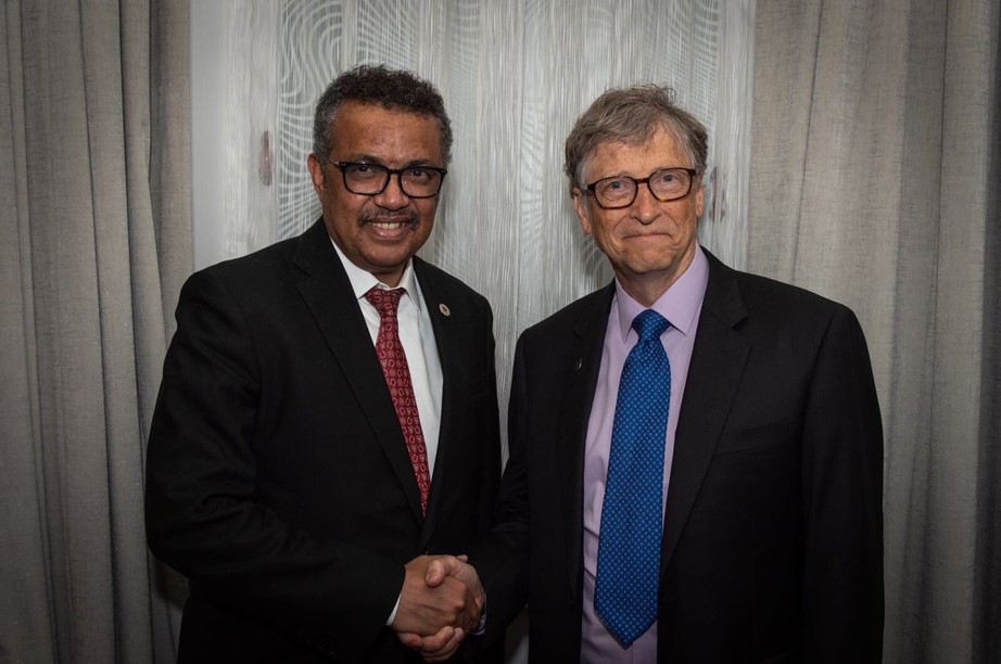 Tedros and Bill Gates